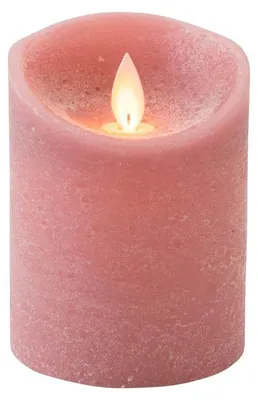 Produktbild von Anna's Collection Stumpfe Kerze - LED - antik rosa - 10 cm