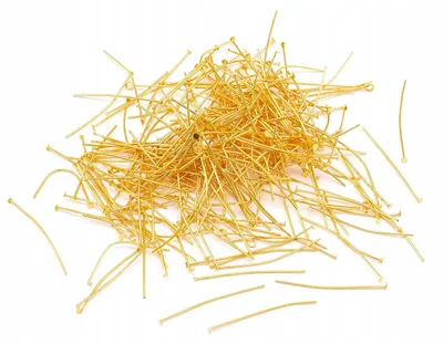 Produktbild von MIXFORM Flachkopf-Stecknadeln 40x0.7mm Goldfarben 50g