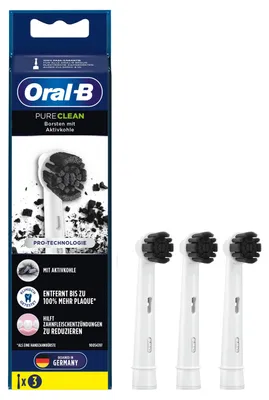 Produktbild von Braun Oral-B PureClean Aktivkohle-Aufsätze