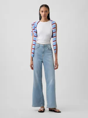 Produktbild von GAP High-Rise-Jeans mit weitem Bein 28LONG