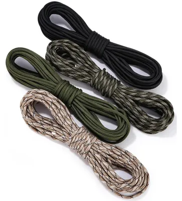 Produktbild von Fallschirmschnur Seil Schnur - 4 mm - 12 m - 4 Stück - Nylon - 280 kg