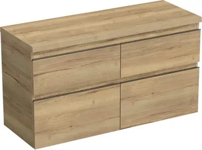 Obrázok produktu pre Skrinka pod umývadlo Jungborn TRENTA dub halifax prírodný 116,7 x 64,6 x 44,5 cm