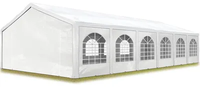 Immagine prodotto di TOOLPORT Tendone per feste 6x12 m Gazebo party per sagre, mercati 450 N bianco impermeabile protezione UV