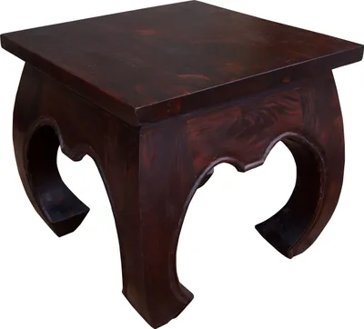 Produktbild von Opiumtisch Bodentisch, Kaffeetisch aus Indien Rechteckig, Braun, Holz, Größe: 80*120 cm