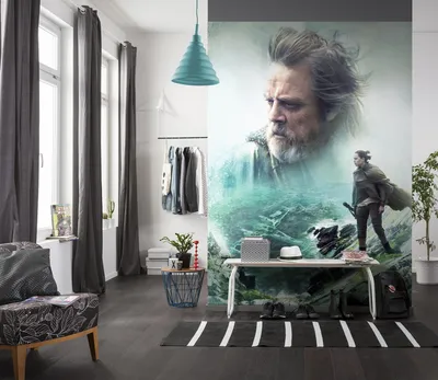 Produktbild von Komar Fototapete "Star Wars  – The last Jedi", bunt, 184 x 254 cm; 4-438