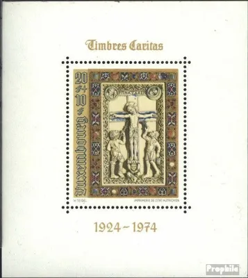 Produktbild von Briefmarken Luxemburg 1974 Mi Block9 (kompl.Ausg.) postfrisch Caritas