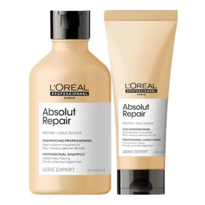 Produktbild von L'Oréal Professionnel Serie Expert Absolut Repair Set Shampoo 300 ml + Conditioner 200 ml