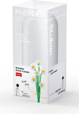 Produktbild von SL96121 - Gänseblümchen in Vase