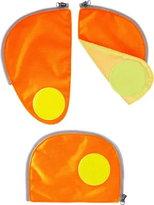 Produktbild von ergobag Zip-Tasche Schulranzen-Zubehör Pack Safety Set 3-teilig (Für Packs Ab 2013) Orange