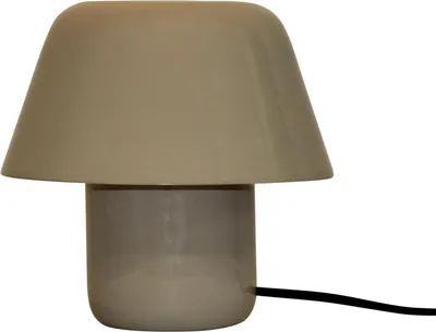 Produktbild von Leitmotiv - Tischleuchte Afan - Warmes Grau - 20x20x19cm Tischlampe - Nachttischlampe, Wohnzimmer, Schlafzimmer