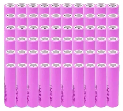 Zdjęcie produktu dla Bateria litowo-jonowa, pojemność 3500 mAh, prąd rozładowania 25 A, 60 sztuk, napięcie 3,7 V