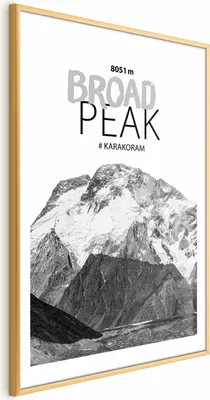 Produktbild von Posterpapier Poster - Broad Peak 21x30 cm Landschaften c-A-0154-ao-a