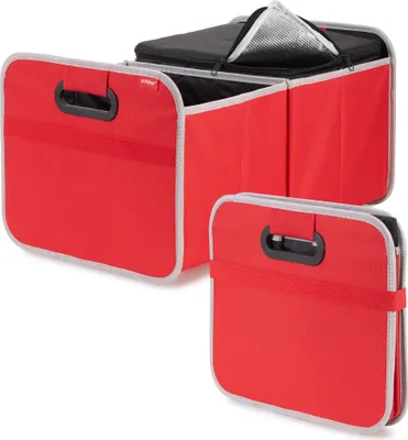 Produktbild von Kofferraum Faltbox mit Kühlfunktion – Auto Organizer mit isoliertem Kühlfach & Netztasche – Vielseitig für Reise, Alltag & Sport – Formstabil & belastbar mit gepolsterten Griffen