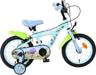 Produktbild von Bluey Kinderfahrrad - 14 Zoll - Hellblau - Zwei Handbremsen