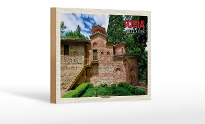 Produktbild von Holzschild Reise 18x12 cm Sofia Bulgarien Kirche von Bojana