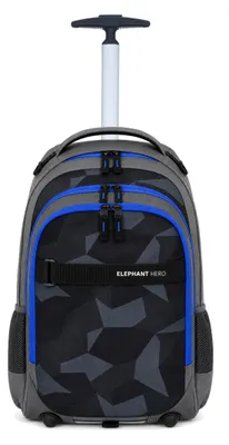 Produktbild von Schultrolley Jungen Elephant Hero Signature Trolley Ranzen Schulranzen Mädchen 12771 Cyber Camo Blau
