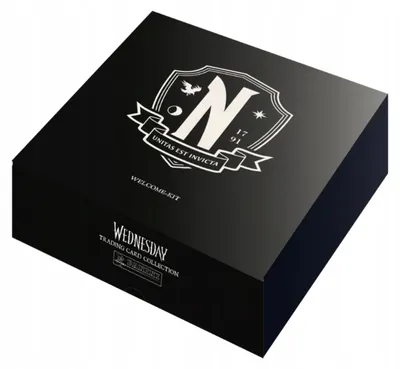 Produktbild von BOX Welcome Kit Wednesday Nevermore Panini Collectible Cards