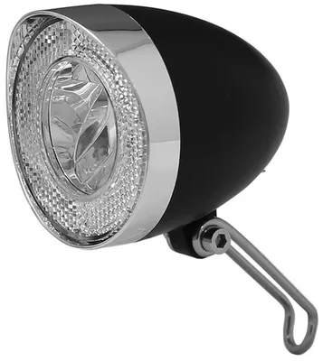 Produktbild von Klassik LED Frontlampe Schwarz Batteriebetrieben gemäß STVZO