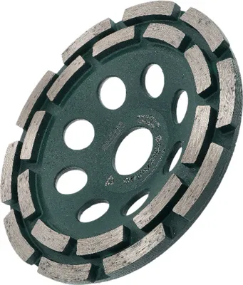 Produktbild von Gröne Diamantschleifscheibe 125 x 22,2 mm, 20-Schleifsegmente, Diamant-Schleifteller, Schleiftopf, Topfscheibe