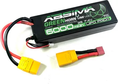 Produktbild von Absima Modellbau-Akkupack LiPo 7.4 V 6000 mAh Zellen-Zahl 2 50 C Stick (4140018)