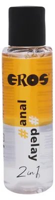Produktbild von EROS 2in1 #anal #delay Gleitgel - 100ml - auf Wasserbasis - mit verzögernder Wirkung - Latexkondomgeeignet