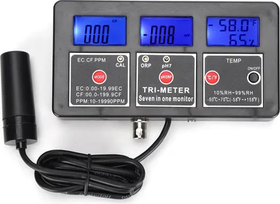 Zdjęcie produktu dla PH-218 7 w 1 Tester jakości wody PH/TEMP/EC/CF/TDS/OPR/RH Miernik wody Wielofunkcyjny detektorWtyczka UE 230-240V