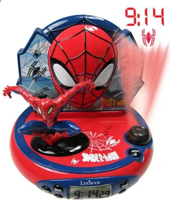 Obrázek produktu pro LEXIBOOK Wecker Snooze FM-Radio LCD-Display Projektion Spiderman RP500SP SPIDERMAN
