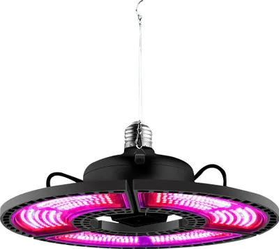 Produktbild von 200w 288leds Pflanzenlampe Led Vollspektrum Pflanzen Grow Lampe, E27 Faltbares Pflanzenlicht Rot Blau Licht Wachstumslampe Für Pflanzen Blumen Anzucht