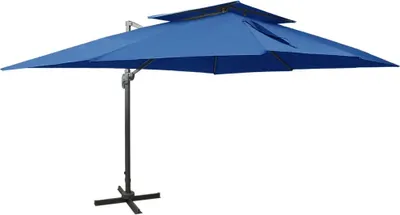 Zdjęcie produktu dla Maison Exclusive – parasol z wentylacją 400 x 300 cm, kolor lazurowy