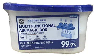 Obrázek produktu pro Absorbér vlhkosti – odvlhčovač vzduchu pro skříně a koupelny – 500 ml – absorbuje pachy – zachycuje prach – 1 kus