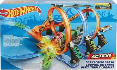 Image de Hot Wheels Tire-bouchon-Crash Trackset