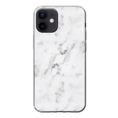 Produktbild von MuchoWow® Handyhülle Schutzhülle Hülle für iPhone 12 Marmor - Luxus - Weiß - Grau - Marmoroptik Silikon Softcase Handy Hülle - Schutzhülle