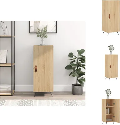Produktbild von vidaXL Sideboard Sonoma-Eiche 34,5x34x90 cm Holzwerkstoff -  Sideboards