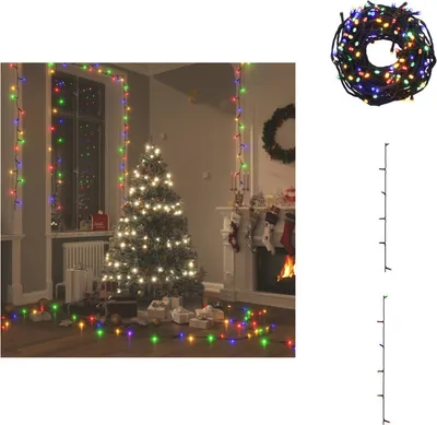 Obrázok produktu pre vidaXL Rozprávkové svetlá so 400 LED diódami Viacfarebné 40 m 8 svetelných efektov - Vianočné osvetlenie