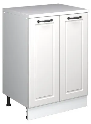 Image de Meuble pour combles Vicco Rion Blanc campagne 60x81.6cm sans pente avec 2 portes, Model 60838