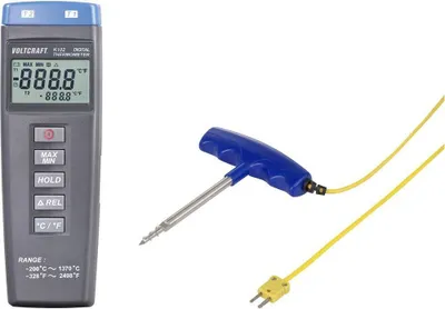 Produktbild von VOLTCRAFT K102 + TP 301 Temperatur-Messgerät Fühler-Typ K
