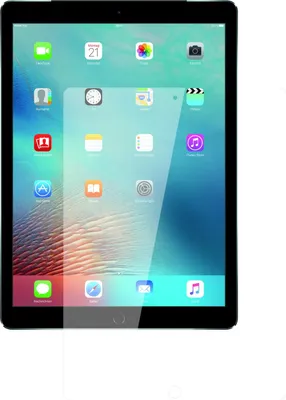 Produktbild von 2x Schutzfolie für Apple iPad Pro 12,9 Zoll - Anti-Shock 9H Folie dipos Glass Kunststoffglas