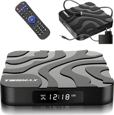 Zdjęcie produktu dla Smart Tv Box Android 9 64Bit 6K Wifi 802.11N Hdr + Pilot Wejście Lan