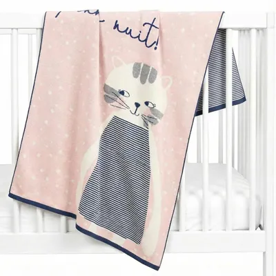 Immagine prodotto di Coperta Gattino Tiny - 80 x 100 cm - Rosa | by SEVIRA KIDS