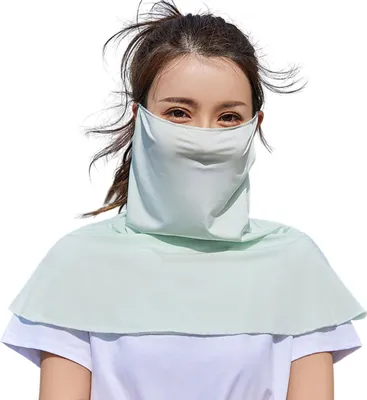 Produktbild von Sonnenschutz-Gesichtsschutz, Nackenschutz aus Eisseide, Gesichtsschutz für Sommerreiten, Outdoor-Aktivitäten, Reisen, Halsmanschette