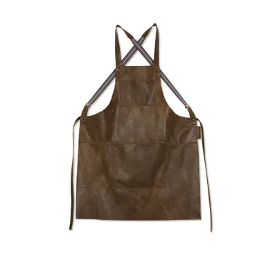Produktbild von Schürze Suspender Leder, Farbe:vintage brown