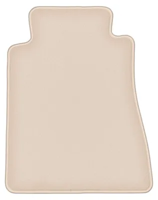 Produktbild von Fahrermatte Velours für Mercedes C 190 W201 1982-1993 (Limousine) – 1-tlg, Beige, passgenau – Wielganizator FORTUNA