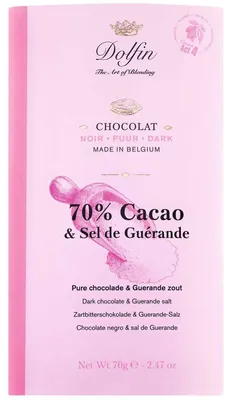 Immagine prodotto di Cioccolato fondente Dolfin con Fleur de Sel