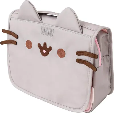 Zdjęcie produktu dla Pusheen - kolekcja Foodie, duża kosmetyczka podróżna z uchwytem do zawieszenia