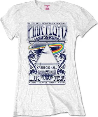 Obrázek produktu pro Pink Floyd - "Carnegie Hall" tričko pro ženy RO2371 (L) (Bílá)