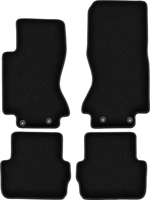Immagine prodotto di Tappetini in velluto per Jaguar S-Type X204 (2002-2008, berlina) neri, set 4 pz, con fissaggi