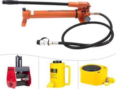 Produktbild von Hydraulische Handpumpe CP-700 - Manuelle Hydraulikpumpe - 0,9 l Ölvolumen - 2 m Schlauch - Für Hydraulikwerkzeuge