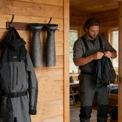 Produktbild von Wader Hänger 2-teiliger Organizer aus Edelstahl zur Wandmontage | Hoher Schuhhalter aus Metall Für Werkstatt, Scheune, Hütte,, Zuhause, Eingangsbereich, Garage und Keller