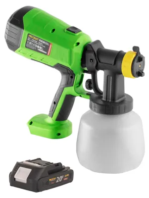 Obrázek produktu pro Akumulátorová stříkací pistole Procraft PSE40bb 20 V + 1x akumulátor 2,0 Ah - bez nabíječky.