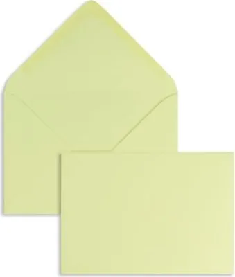 Produktbild von Briefumschläge 80x114mm (DIN C7) 120g/qm gummiert VE=100 Stück saharagelb